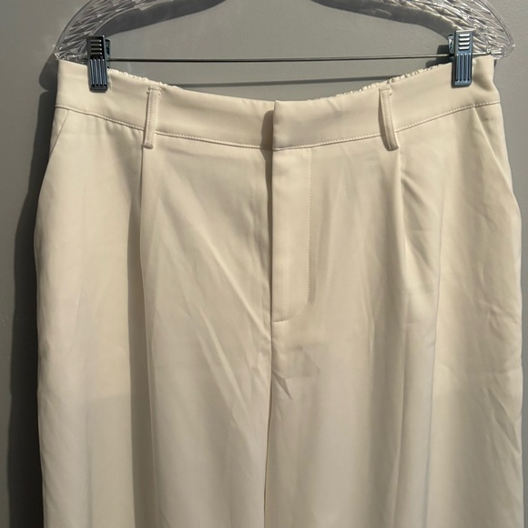 Cider Women’s 0XL White Wide Leg Trousers Classic Timeless Business Casual Pants - Picture 5 of 16